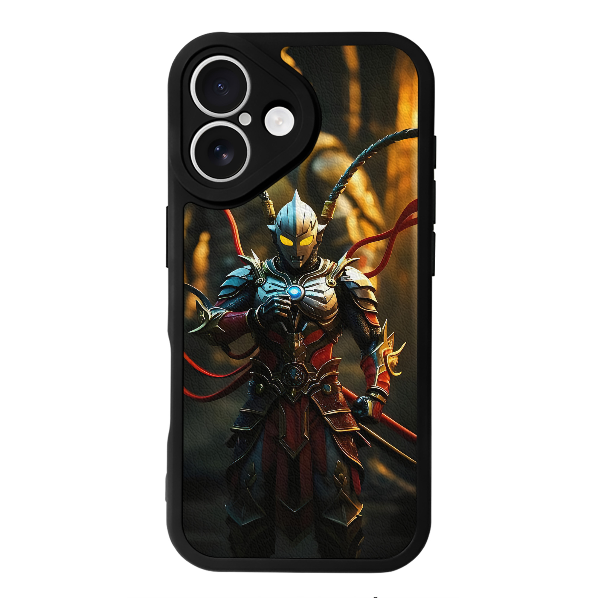 （画像用） ウルトラマン Ultraman 【iPhone 16シリーズ対応】シリコンスマホケース（レザー調） 材質：シリコン